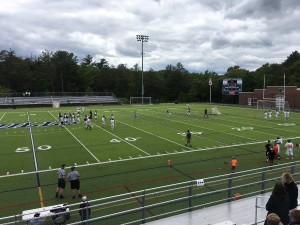 Beverly Warming up at Endicott 